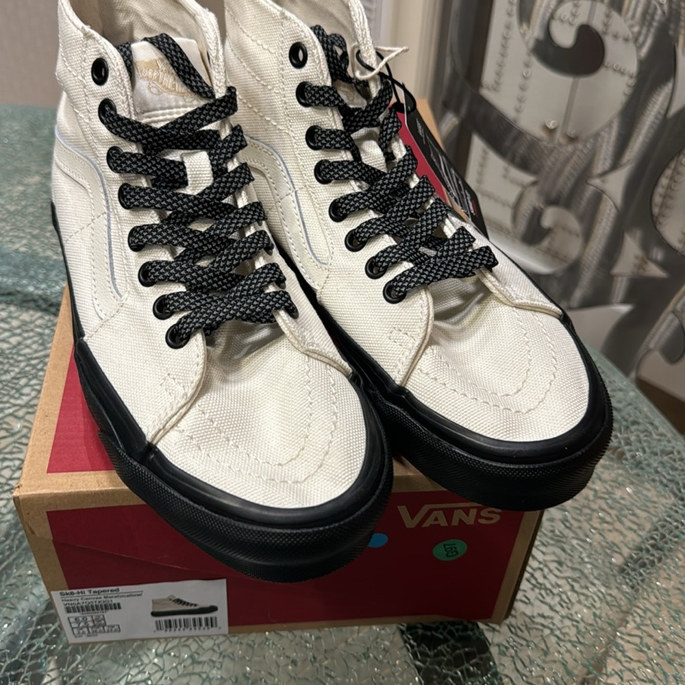 VANS UA SK8-HI TAPERED MODULAR Woman’s Size 7.5 Men’s Size 6 Heavy Canvas.